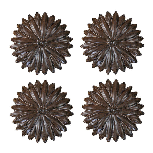 Stoneware Flower Shaped Plate (Each One Will Vary)