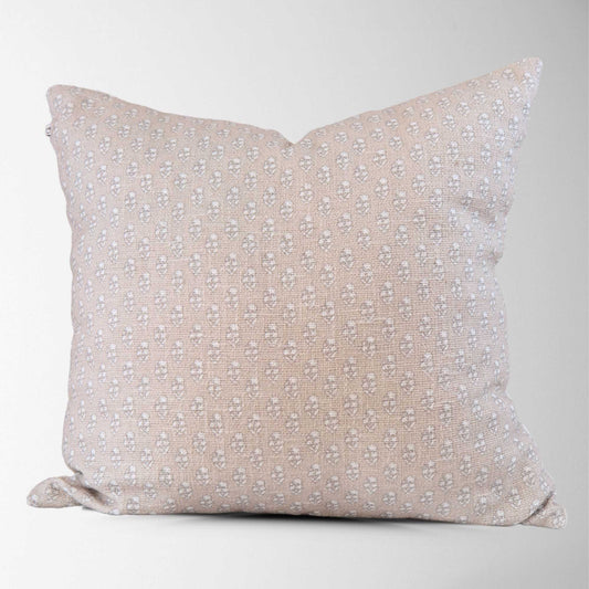 Seraphina Mughal Flower Pillow Cover w/ Down Alterantive Insert