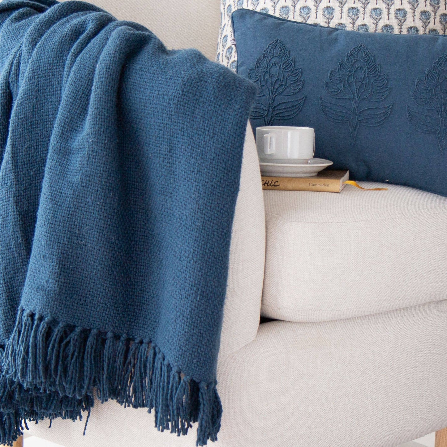 Darby Fringe Throw Blanket