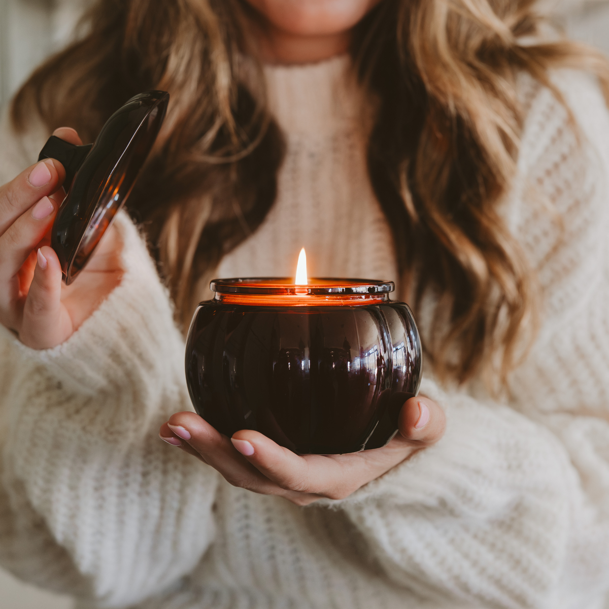 Hello Fall Soy Candle - 20oz Pumpkin Jar