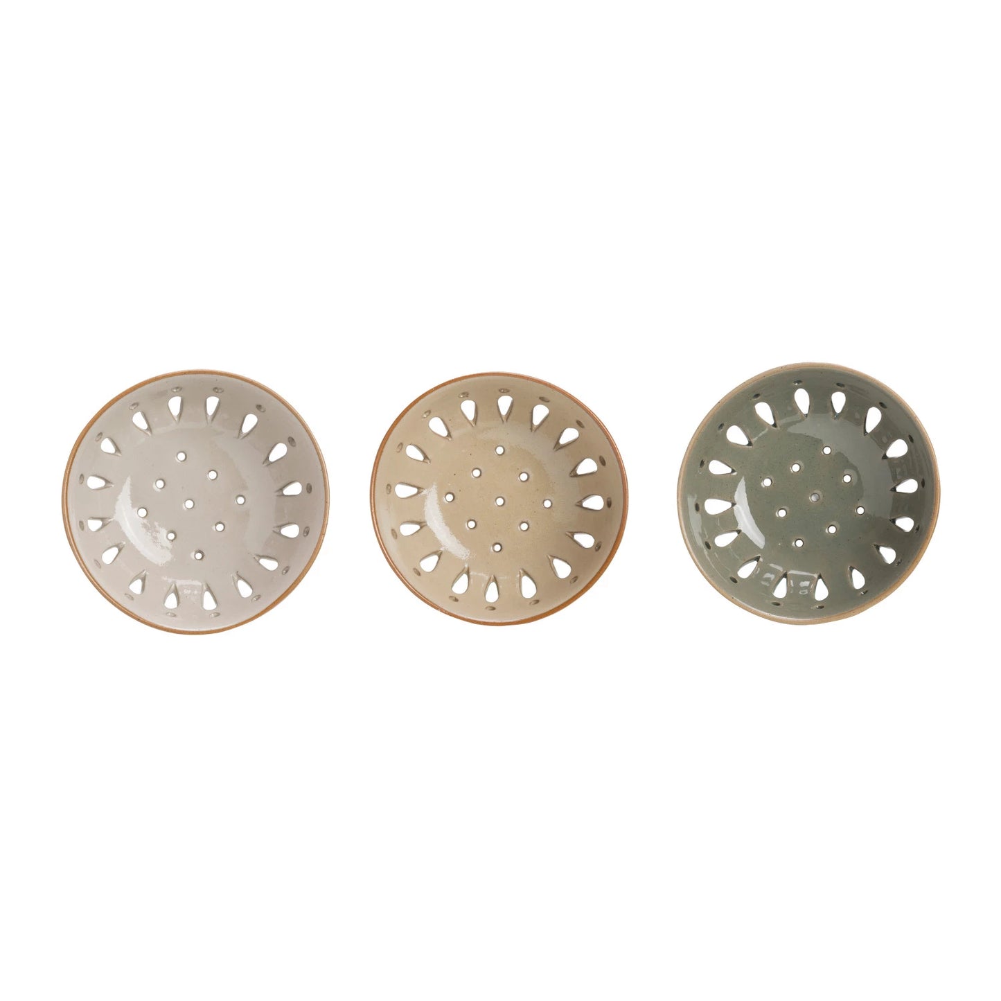 Stoneware Berry Bowl - 3 Colors