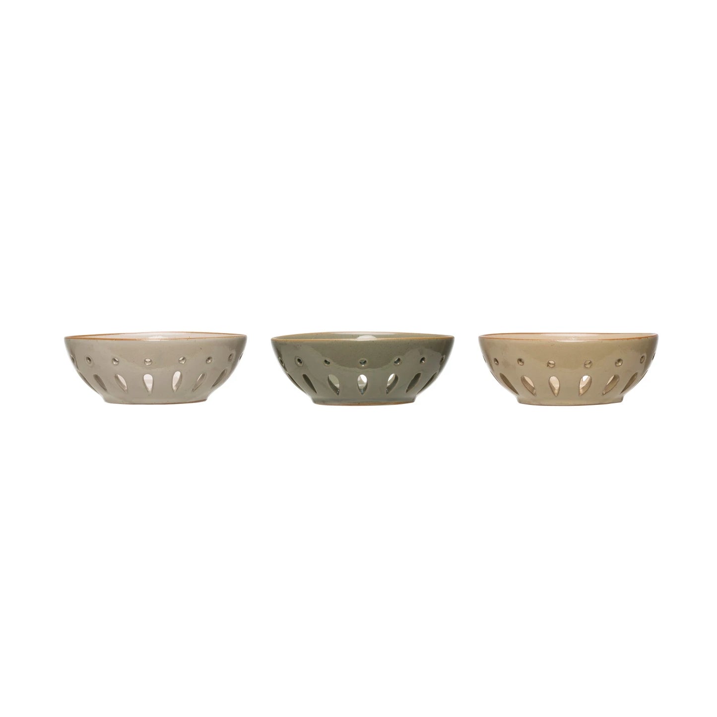 Stoneware Berry Bowl - 3 Colors