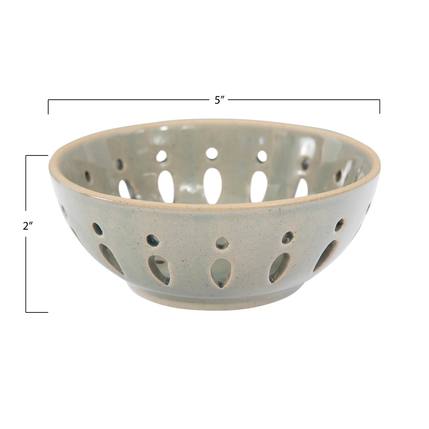 Stoneware Berry Bowl - 3 Colors