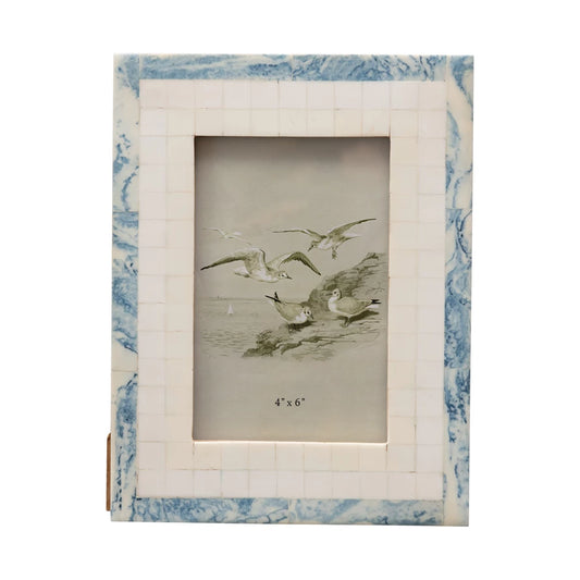Resin Marbled Mosaic Photo Frame