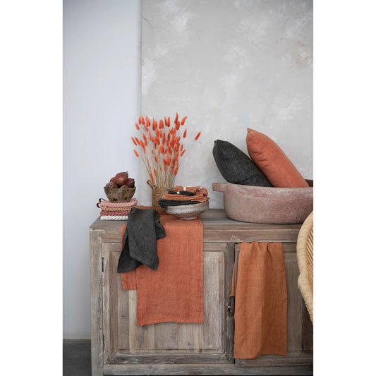 Oversized Stonewashed Linen Tea Towel - 3 Colors, 36"L x 20"W