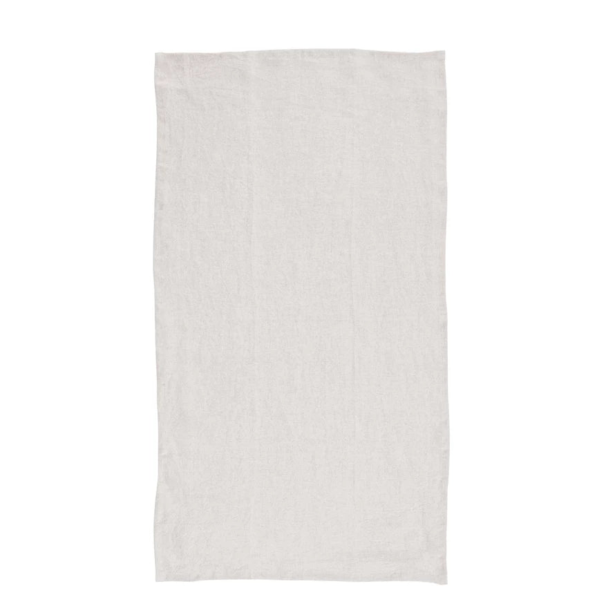 Oversized Stonewashed Linen Tea Towel - 3 Colors, 36"L x 20"W