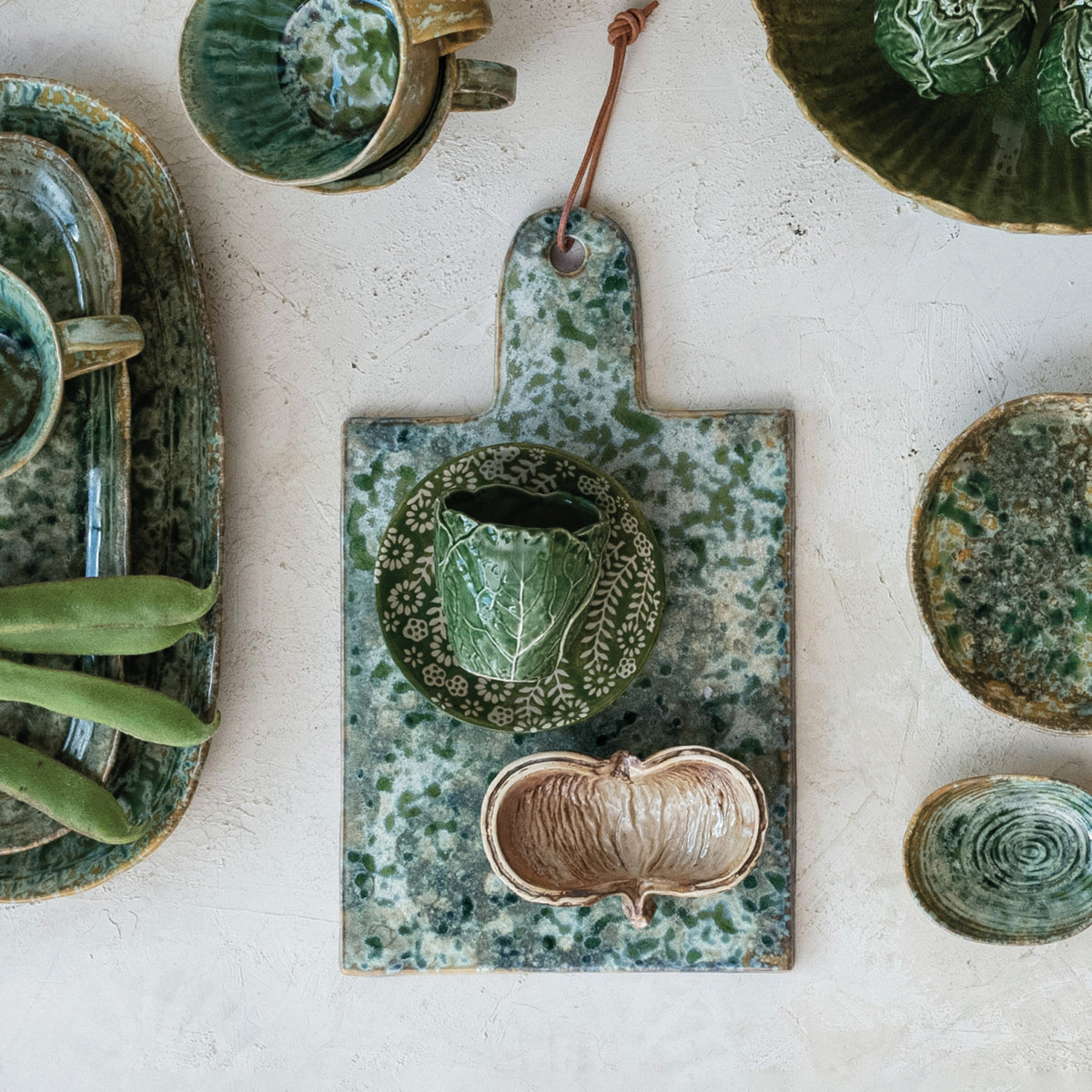 Stoneware Cheese/Cutting Board