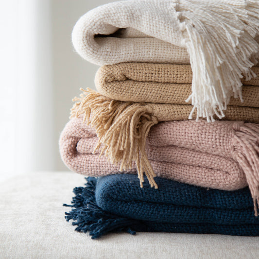 Darby Fringe Throw Blanket