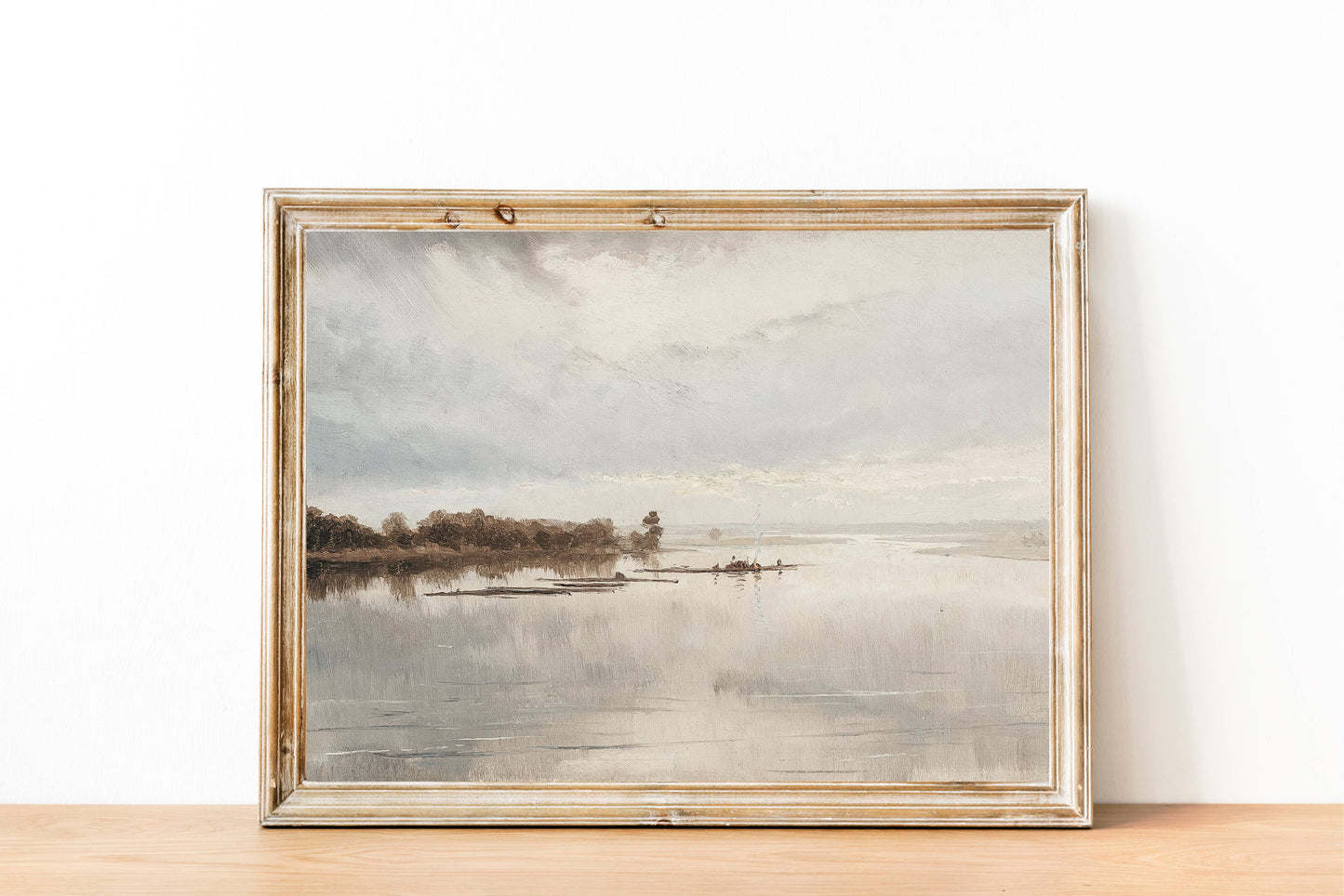 Serene View Art Print w/ Aluminum Matted Frame