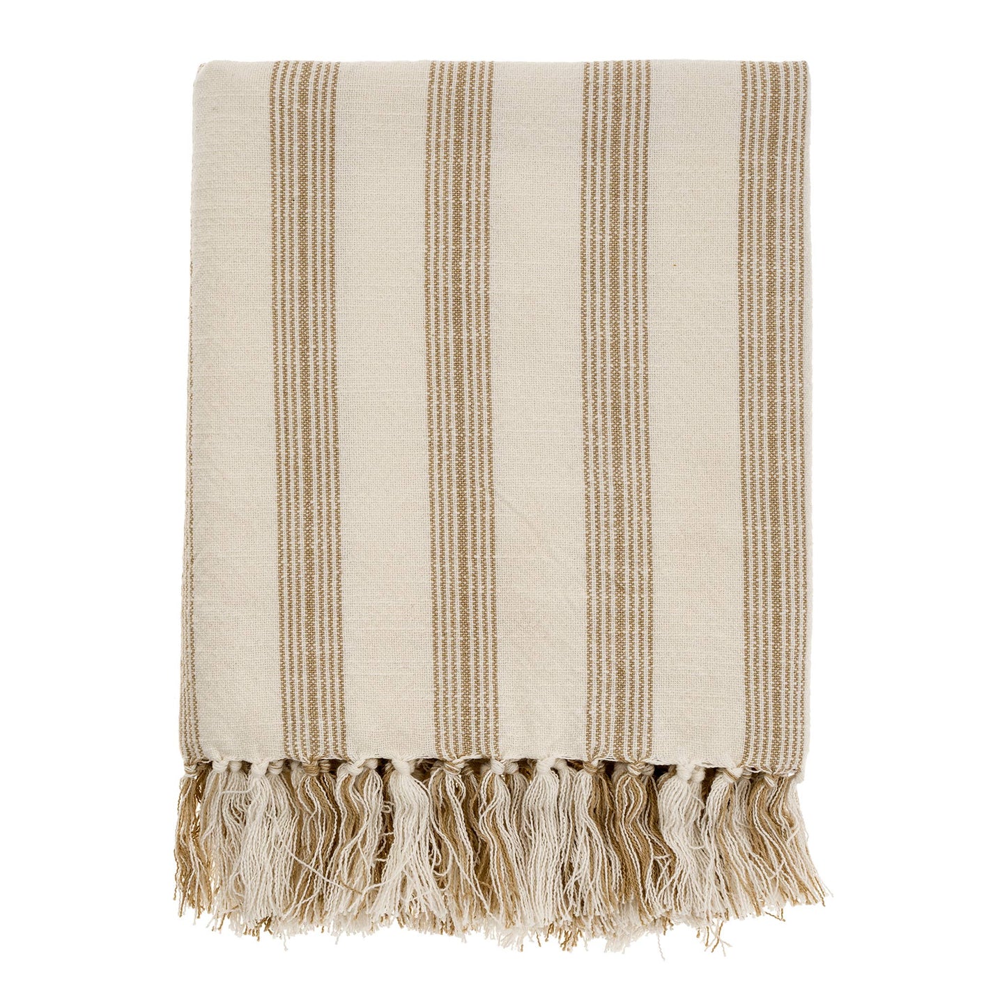 French Stripe Hammam Bath Towel - Warm Sand