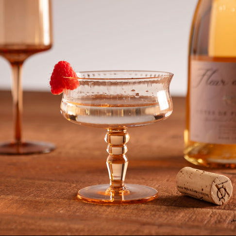 Vintage Coupe Glass - Two colors