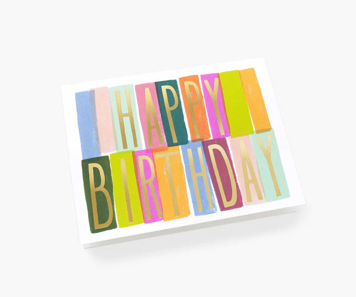 Happy Birthday Card- 16 Styles