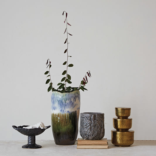 Leaves Terra-cotta Planter