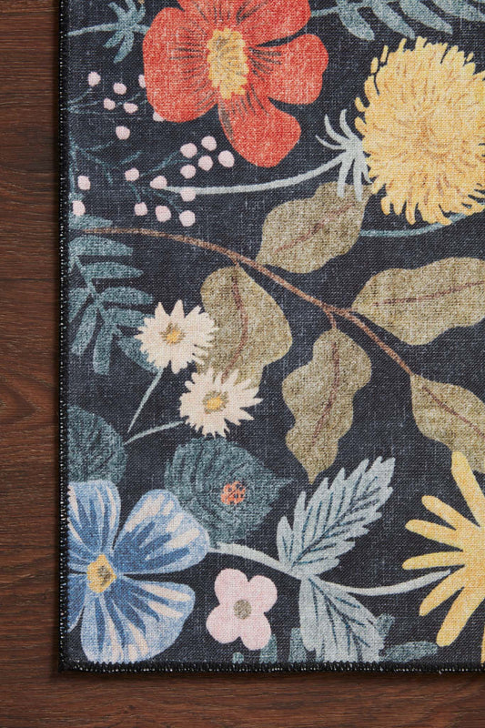 Atelier Strawberry Fields - Black 2'3" x 3'9"