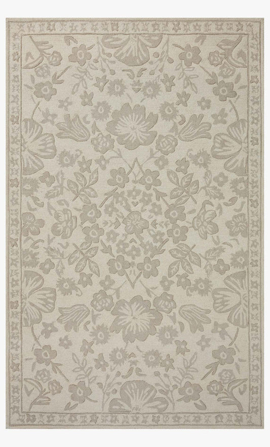 Arboretum Rose Garden Rug - Ivory 2'3" x 3'9"