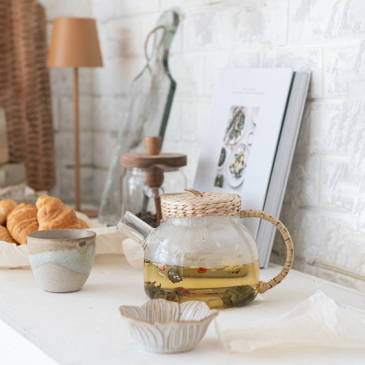 Stoneware Flower Bowls - 4 Sizes