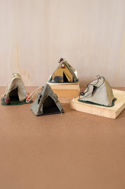 Tent Ornament - 4 Styles
