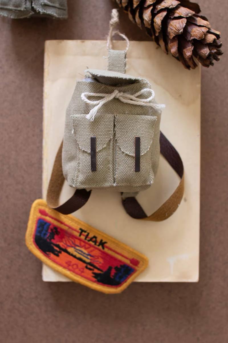 Backpack Christmas Ornaments - 4 Styles