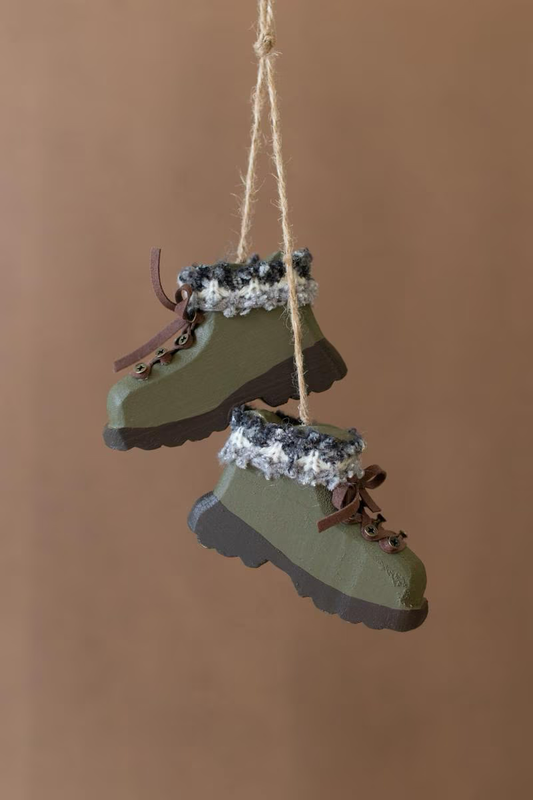 Green Boots Ornament