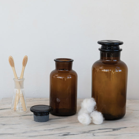 Glass Bottle with Stopper - 2 Sizes