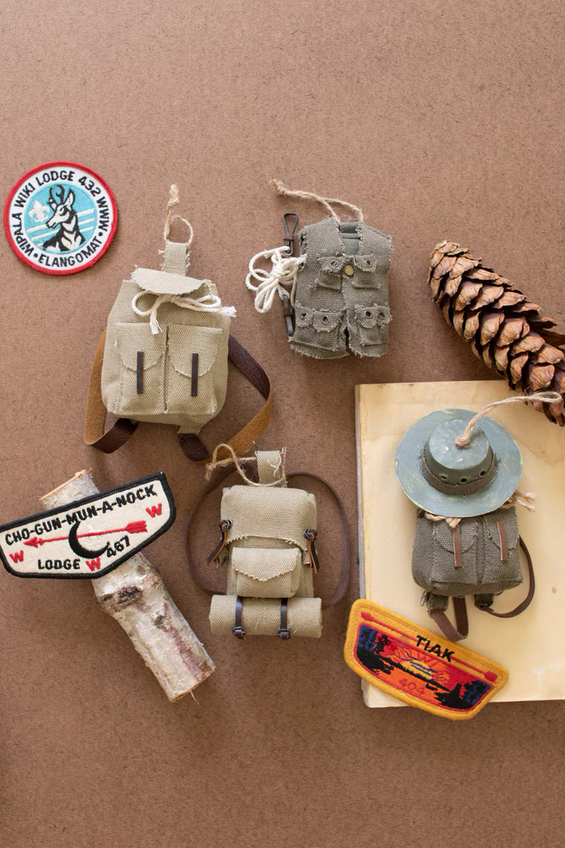 Backpack Christmas Ornaments - 4 Styles