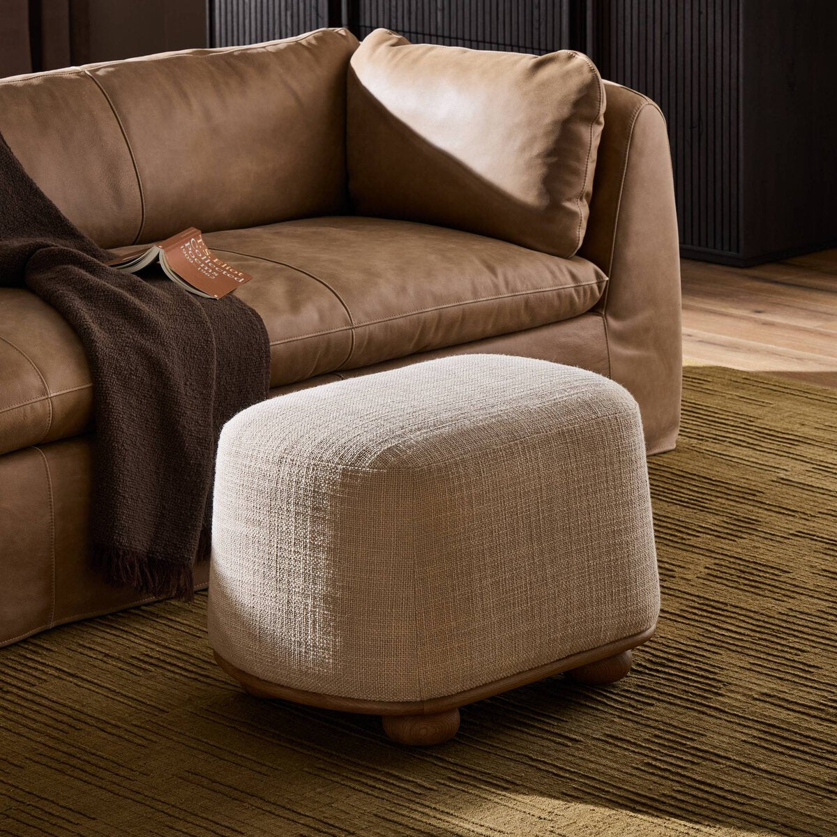 Bilbury Oval Ottoman - 2 Styles