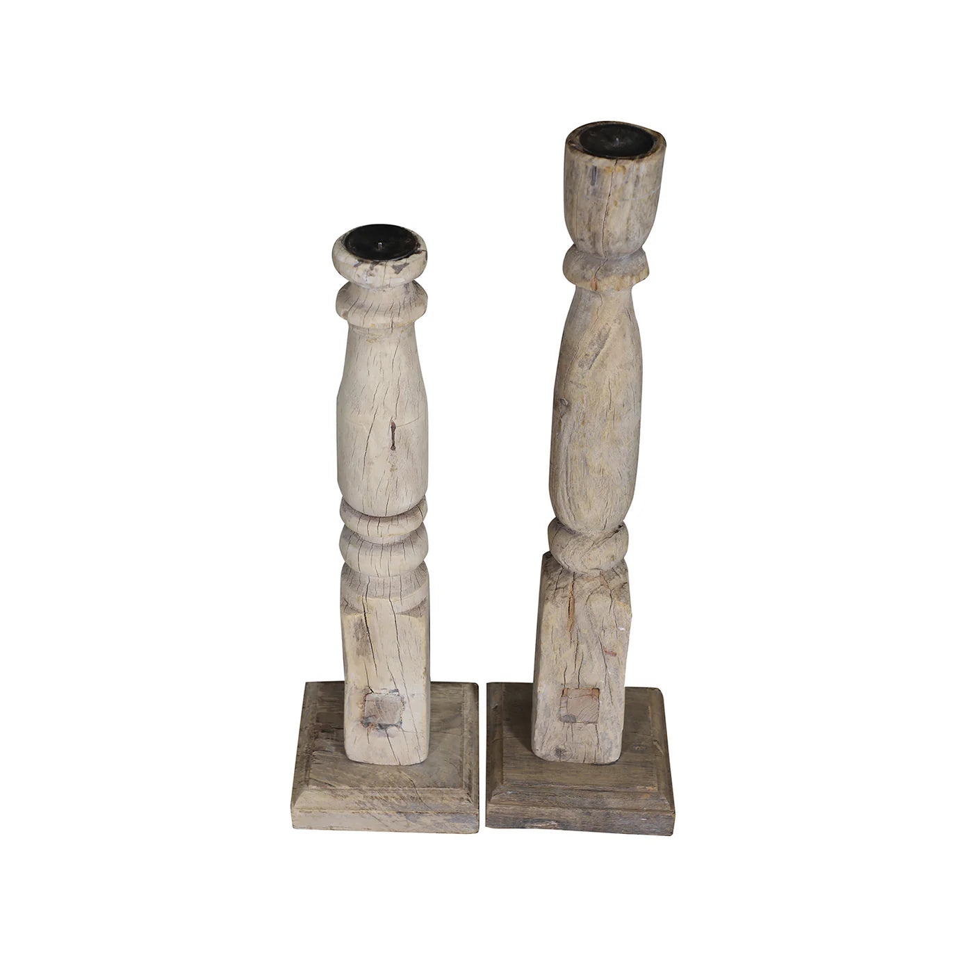 Table Leg Candle Stand - Set of Two