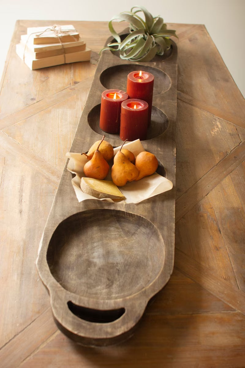 Large Wood Bread Tray