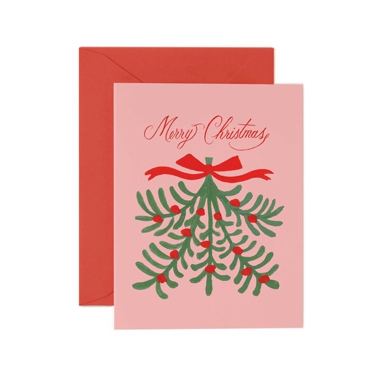 Merry Christmas Mistletoe Card