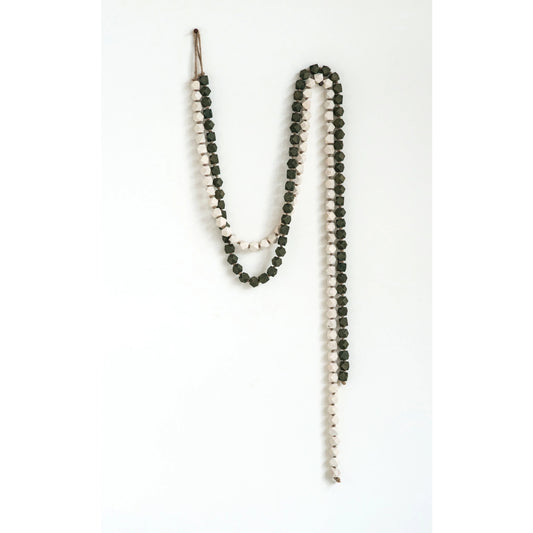 72"L Wood Bead Garland,