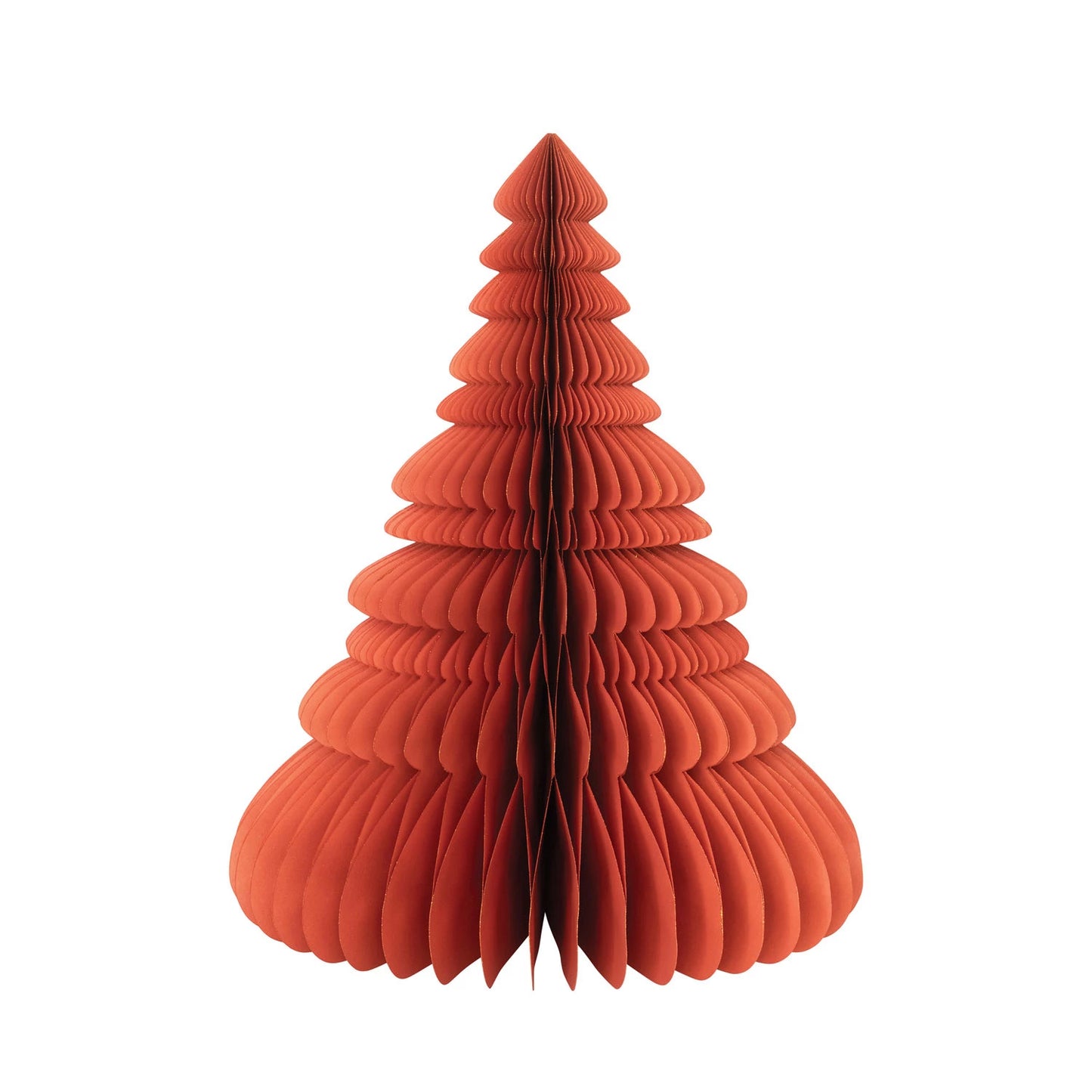 Paper Honeycomb Tree - Burnt Orange