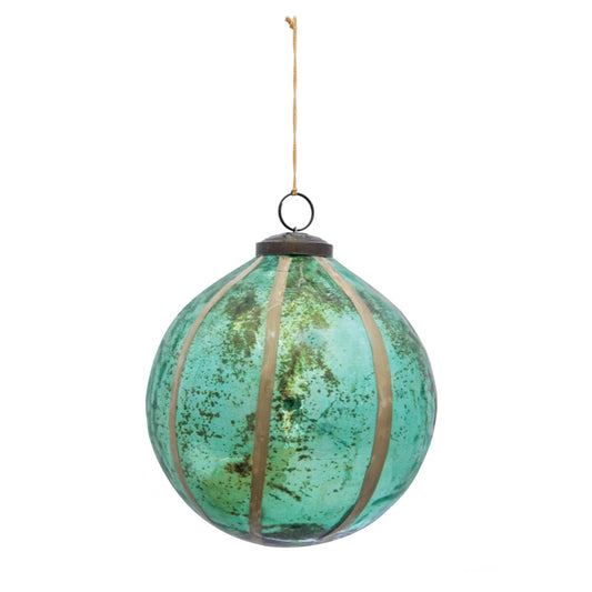 6" Round Glass Ball Ornament