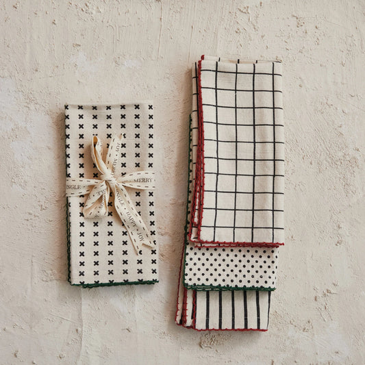 S/4 18" Square Cotton Napkins