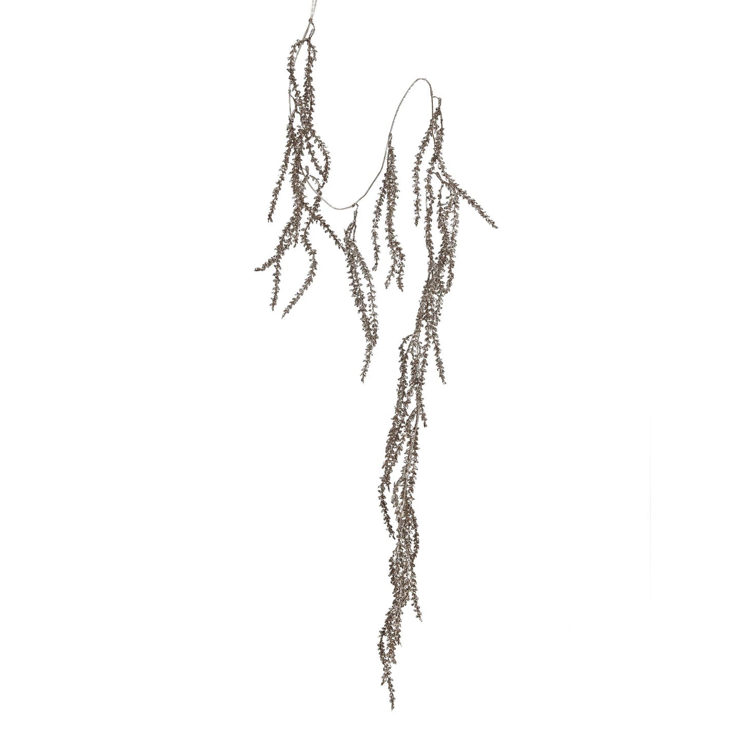 72"L Faux Leaf Garland, Gold