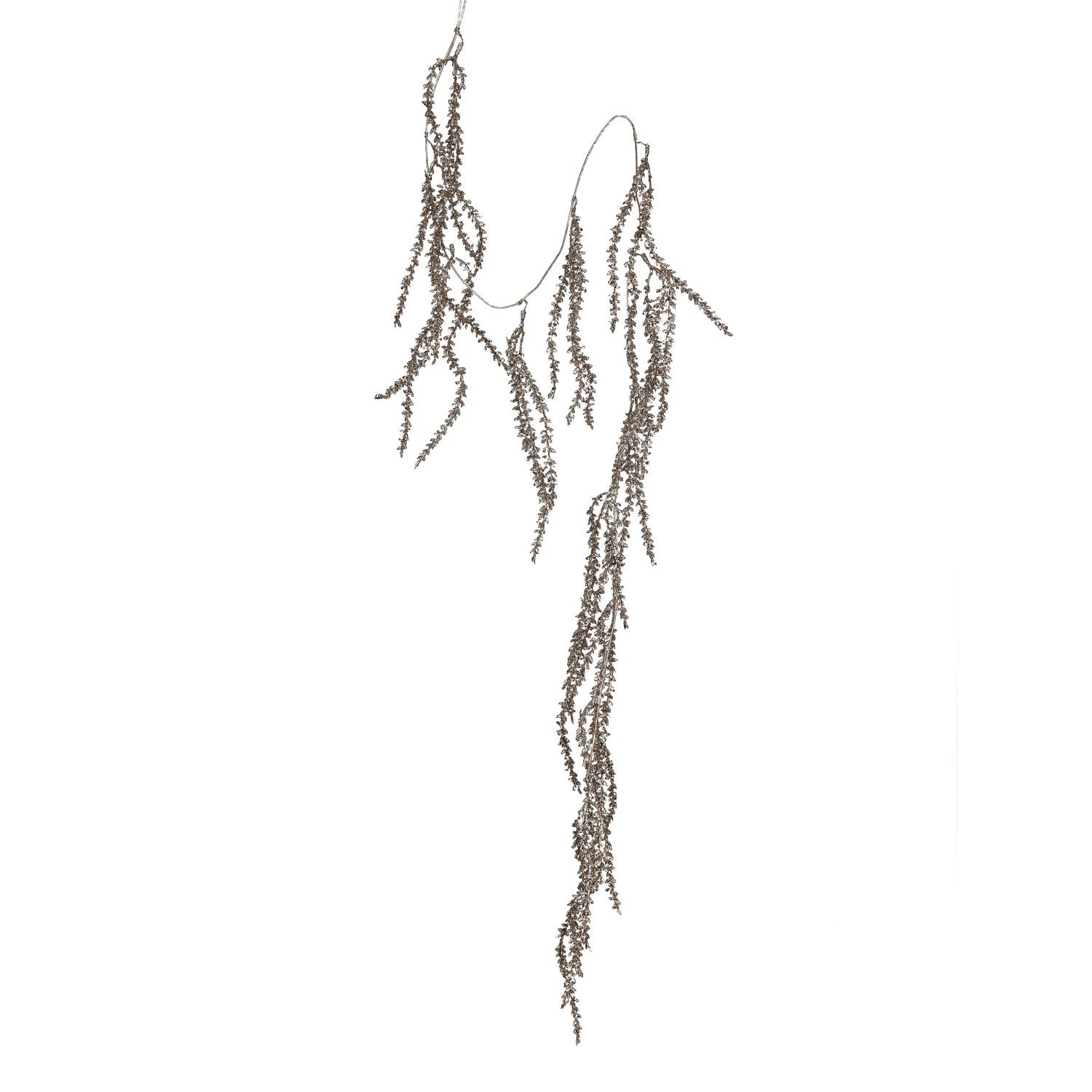 72"L Faux Leaf Garland, Gold