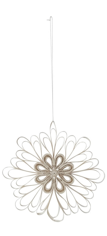 Handmade Quilling Snowflake Ornament - 2 Styles