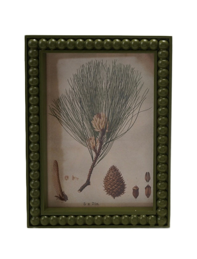 Wood Hobnail Photo Frame - 2 Colors