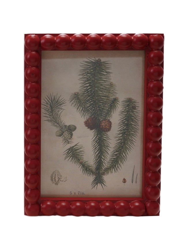 Wood Hobnail Photo Frame - 2 Colors