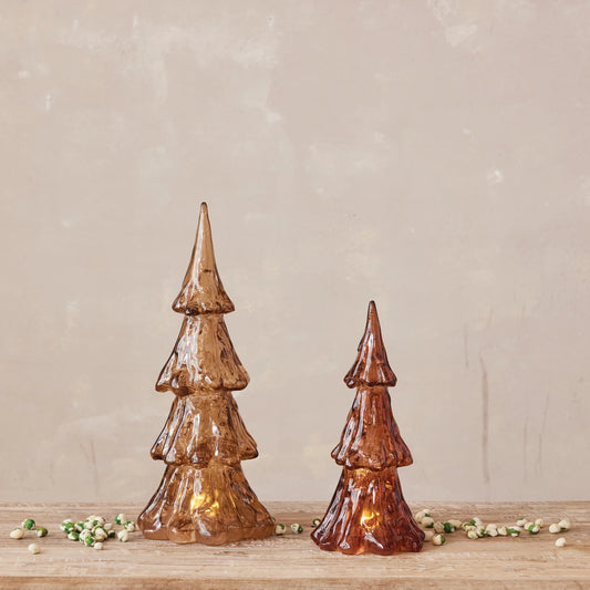 Light-Up Resin Tree - Two Colors