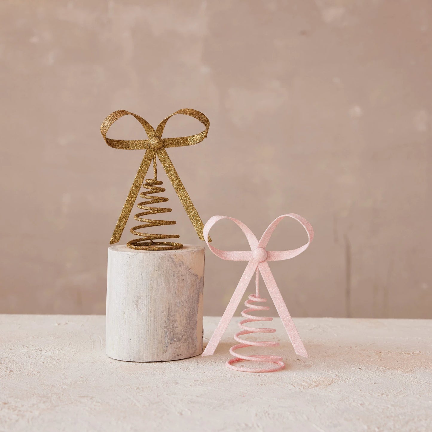 Bow Tree Topper - Gold