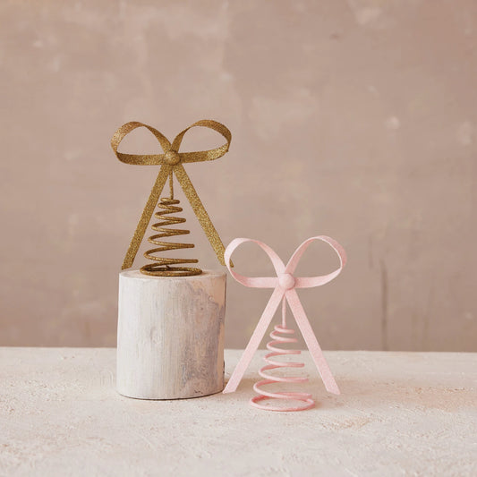 Bow Tree Topper - Gold